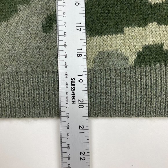 Lucky Brand Green Camo Crew Neck Sweater - Picture 7 of 7